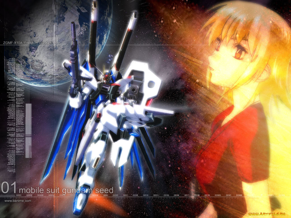 аниме, gundam, seed