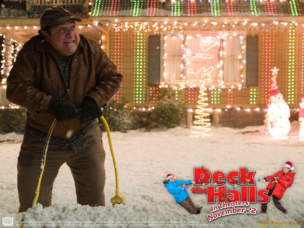 кино, фильмы, deck, the, halls