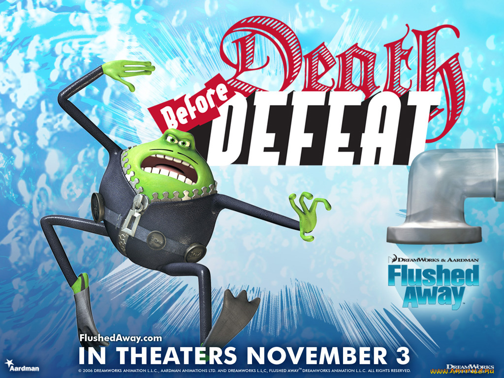 мультфильмы, flushed, away