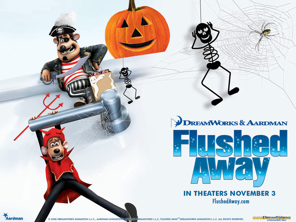 мультфильмы, flushed, away