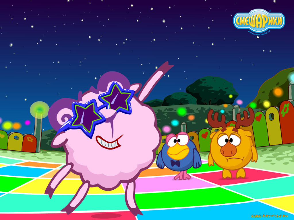 мультфильмы, смешарики