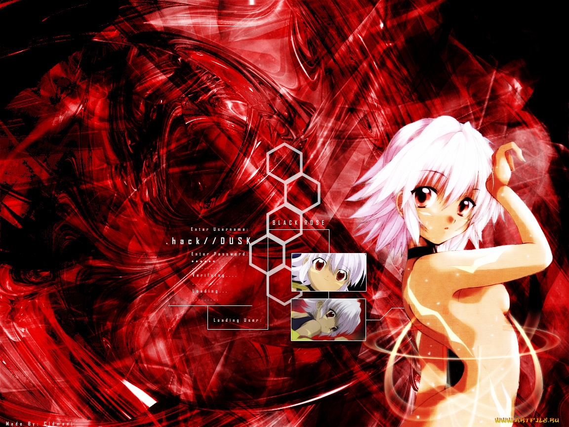 аниме, hack, sign