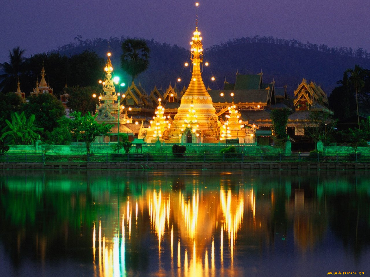 города, буддистские, другие, храмы