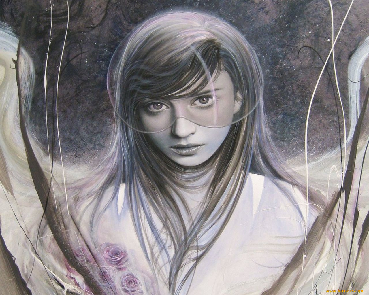 christiane, vleugels, рисованные