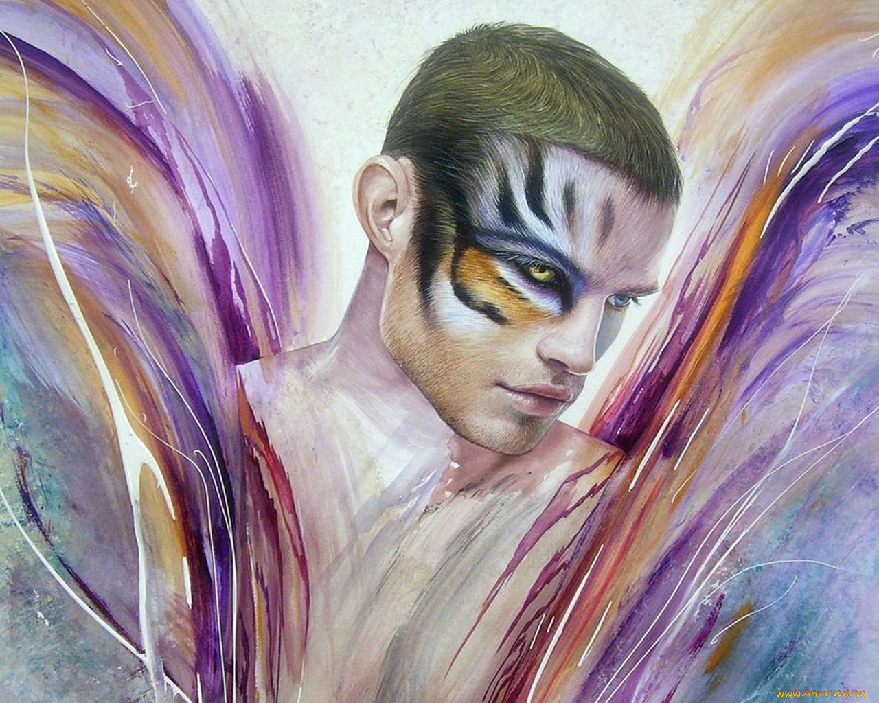 christiane, vleugels, рисованные