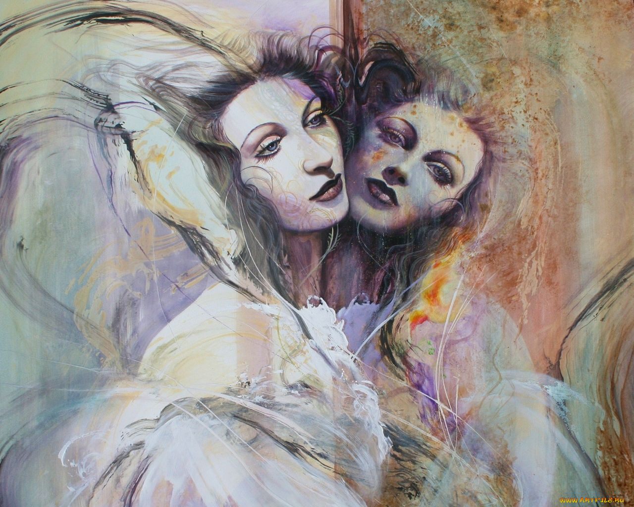 christiane, vleugels, рисованные