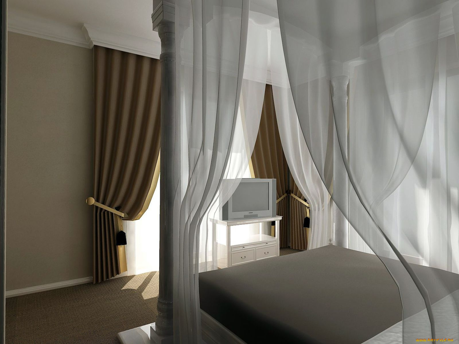 интерьер, спальня