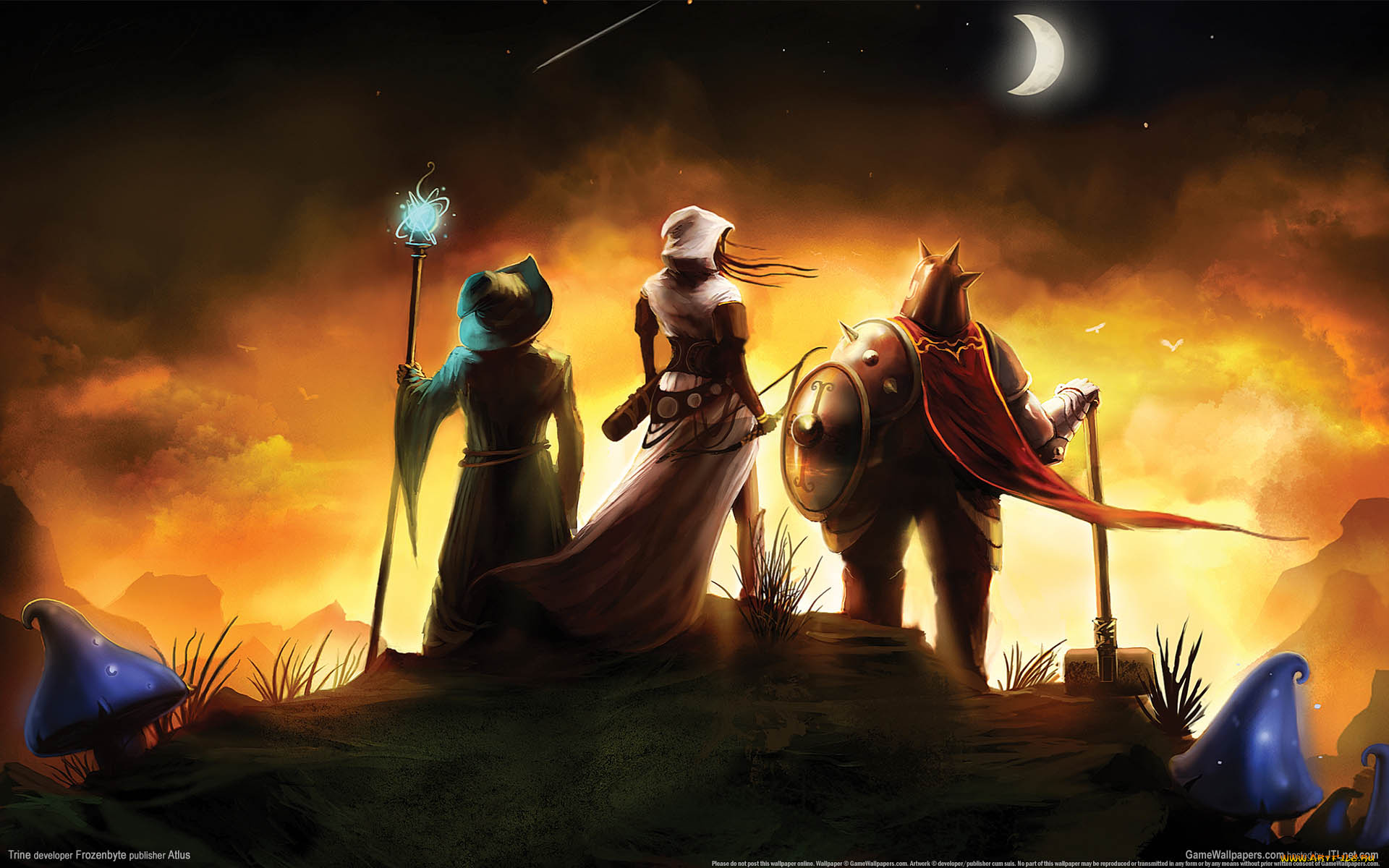 trine, видео, игры