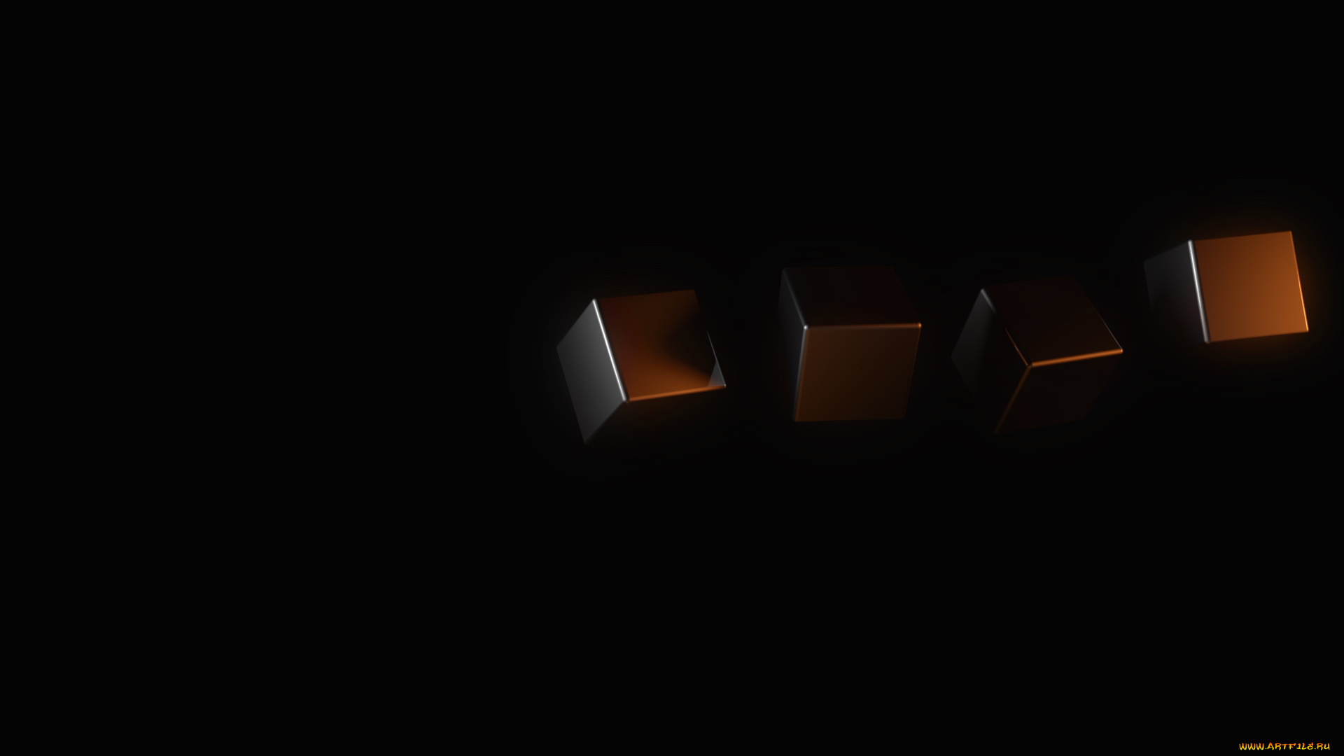 3д, графика, другое, кубики, тёмный