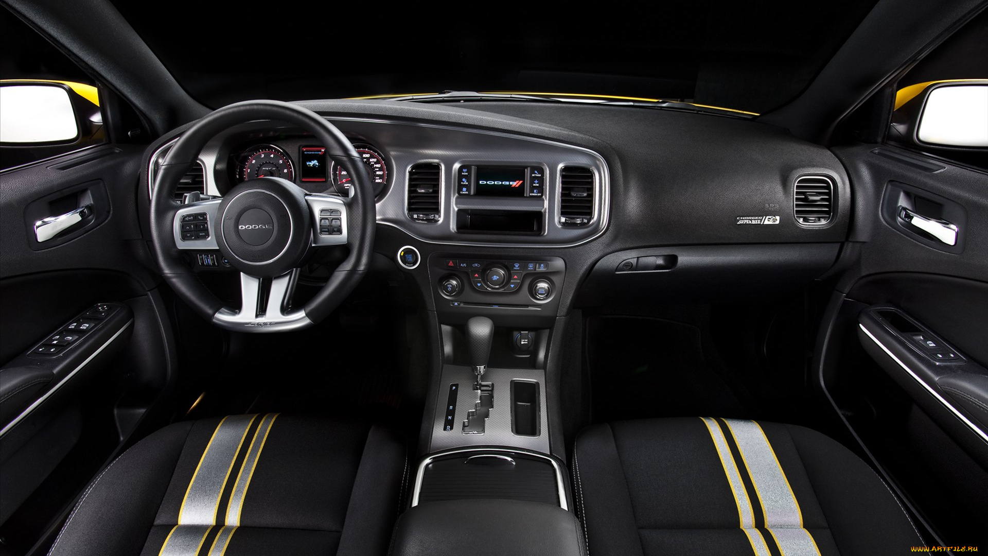 dodge, charger, srt8, super, bee, 2012, автомобили, спидометры, торпедо