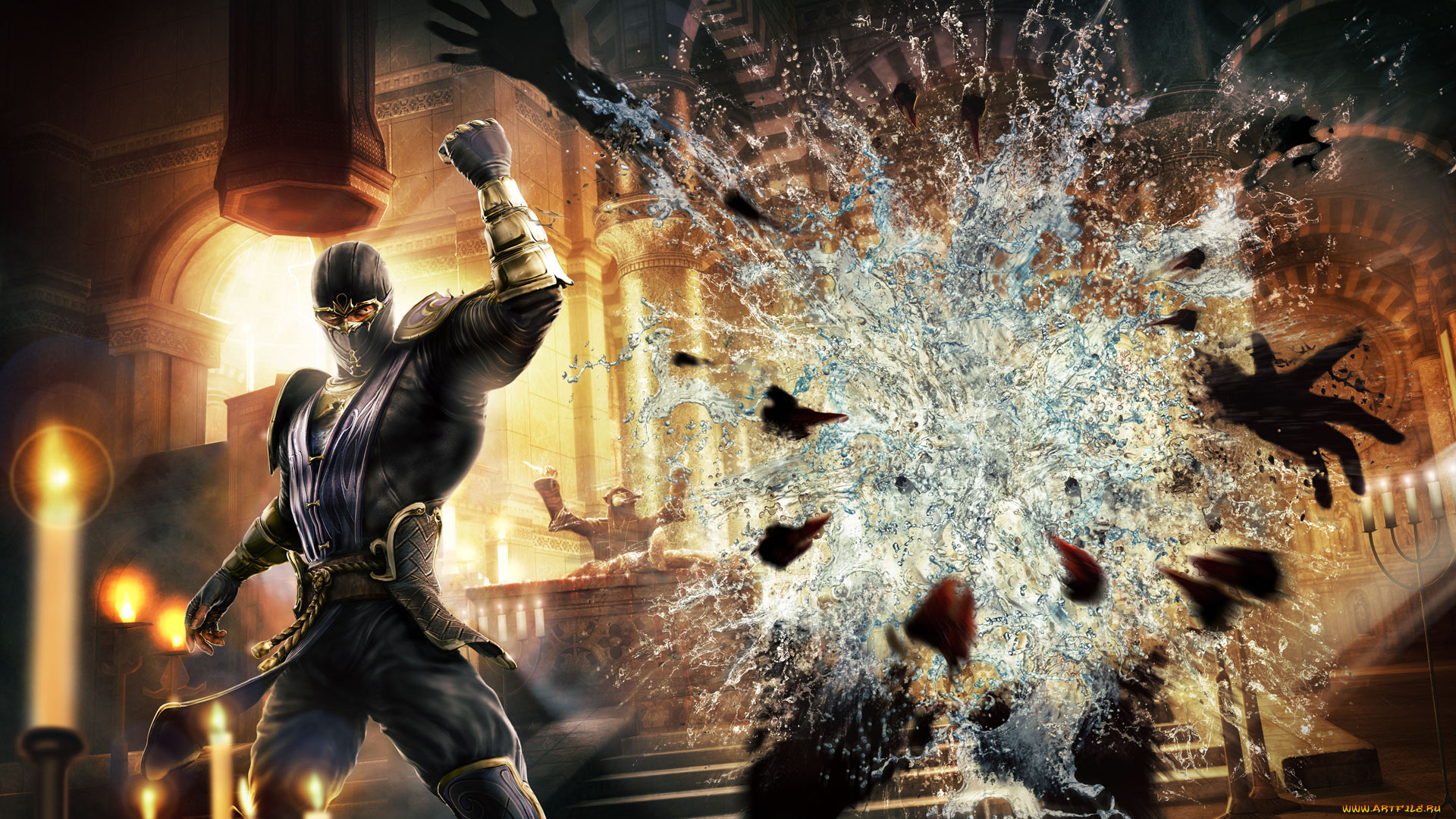 rain, видео, игры, mortal, kombat, 2011