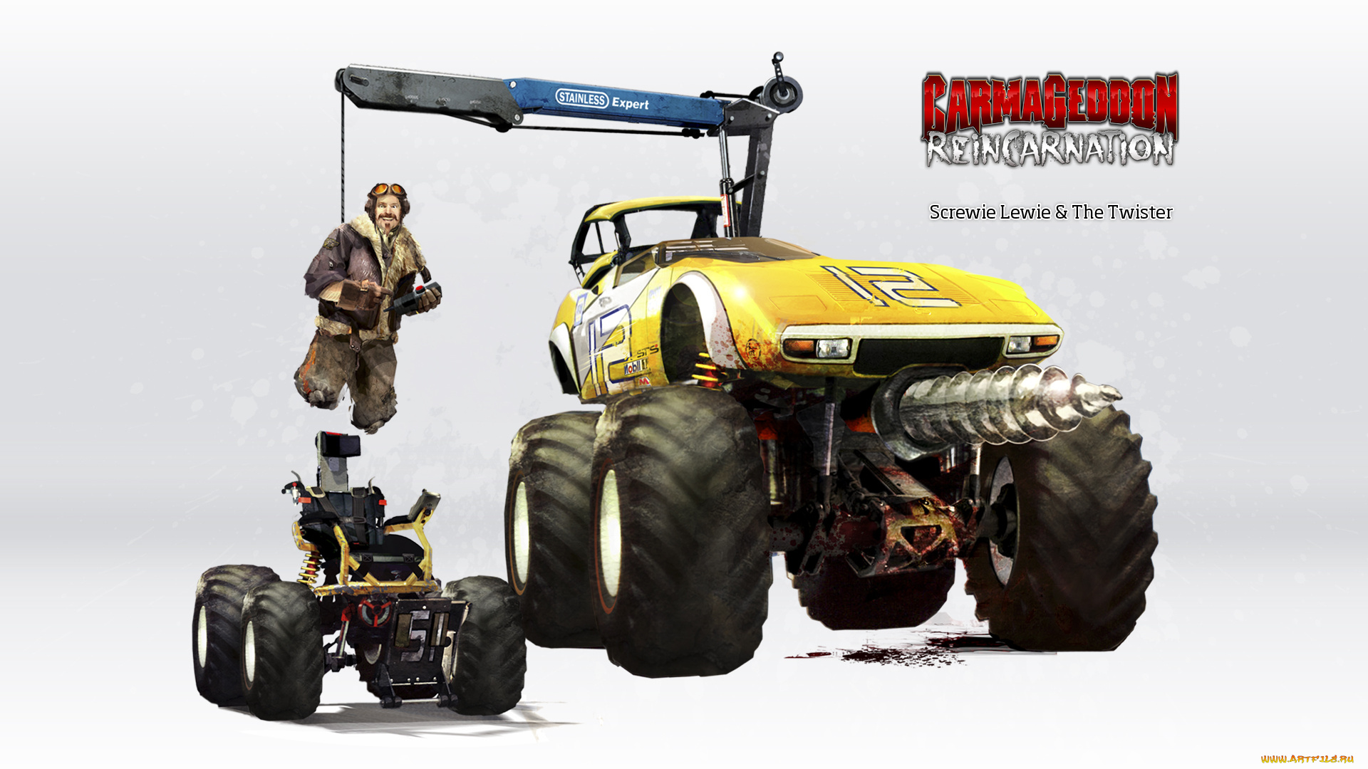 screwie, lewie, light, видео, игры, carmageddon, reincarnation