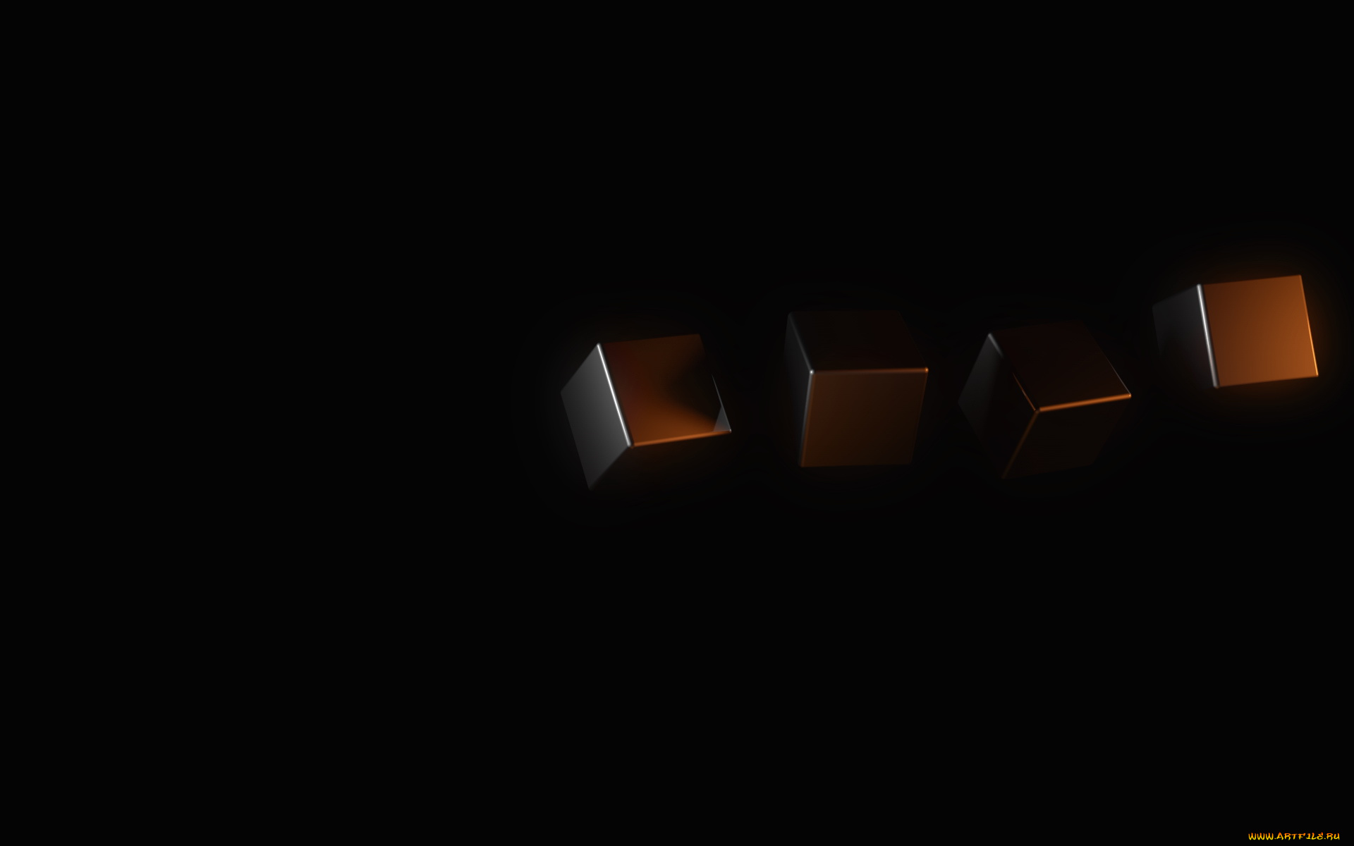 3д, графика, другое, кубики, тёмный