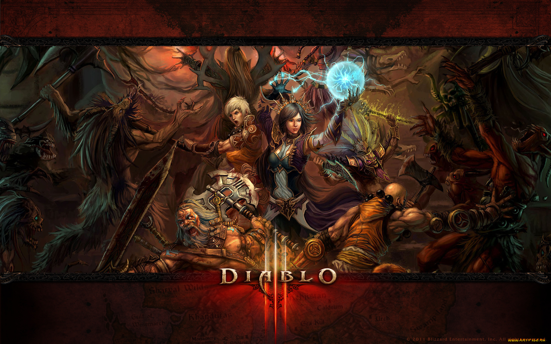 bloody, battle, видео, игры, diablo, iii