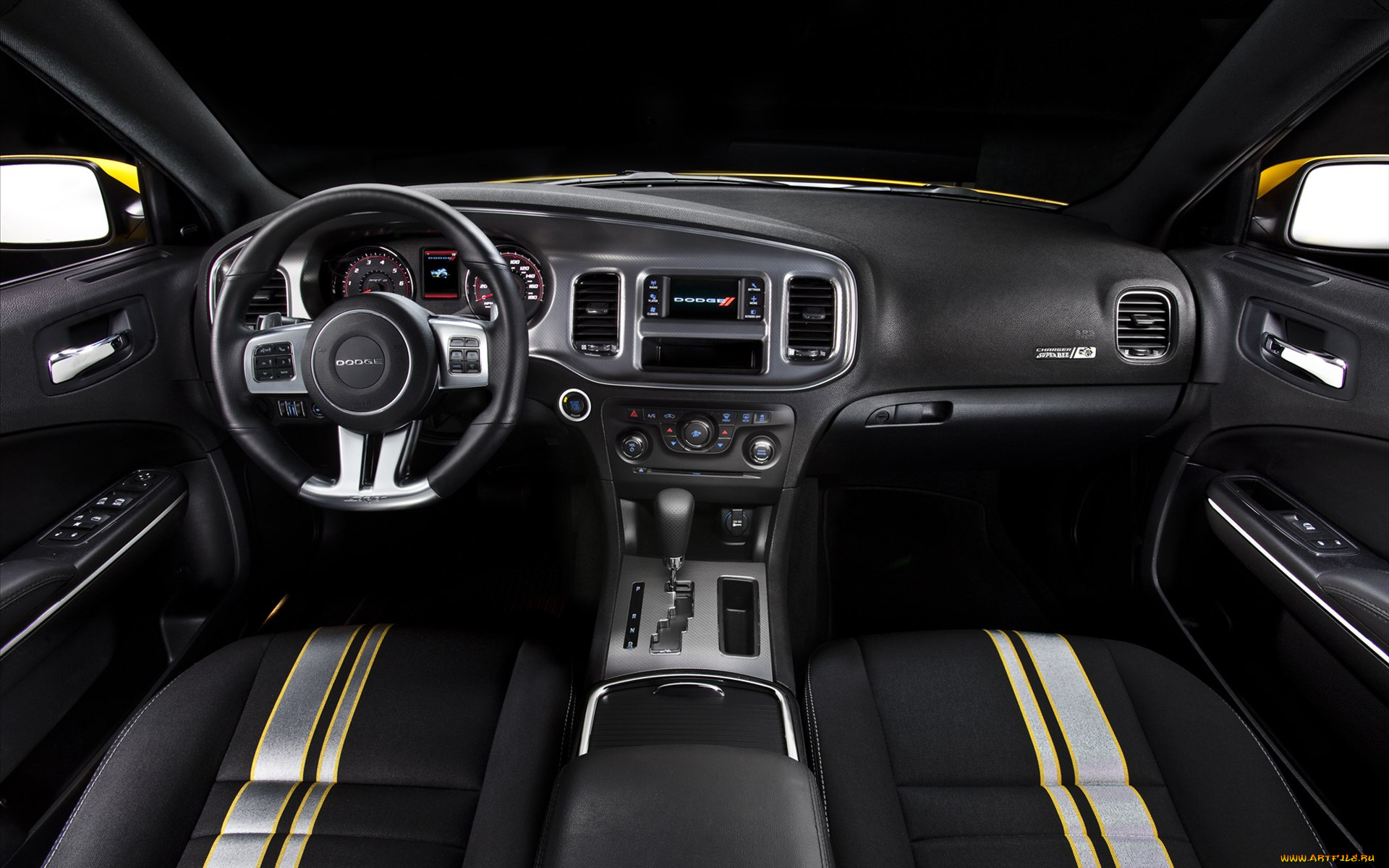 dodge, charger, srt8, super, bee, 2012, автомобили, спидометры, торпедо