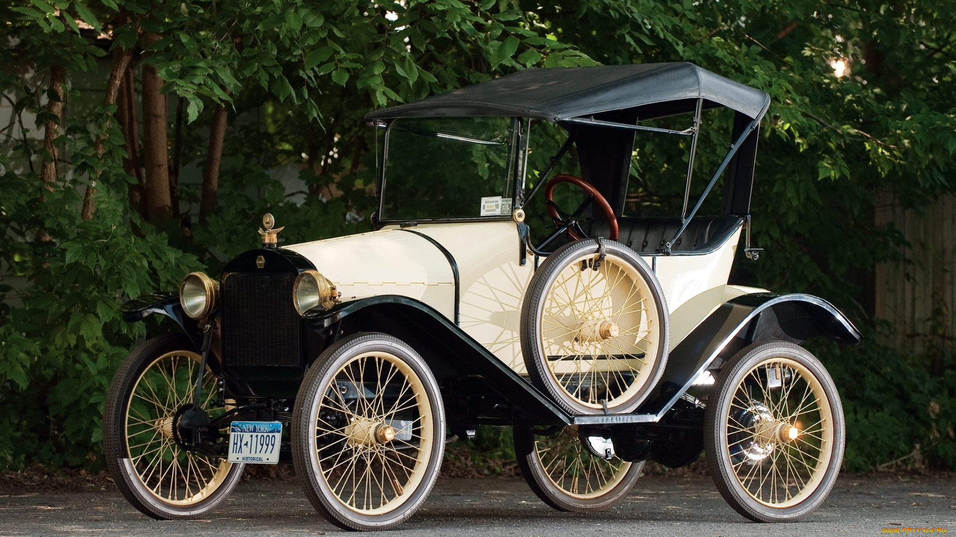 автомобили, классика, автомобиль, дорога, деревья, забор