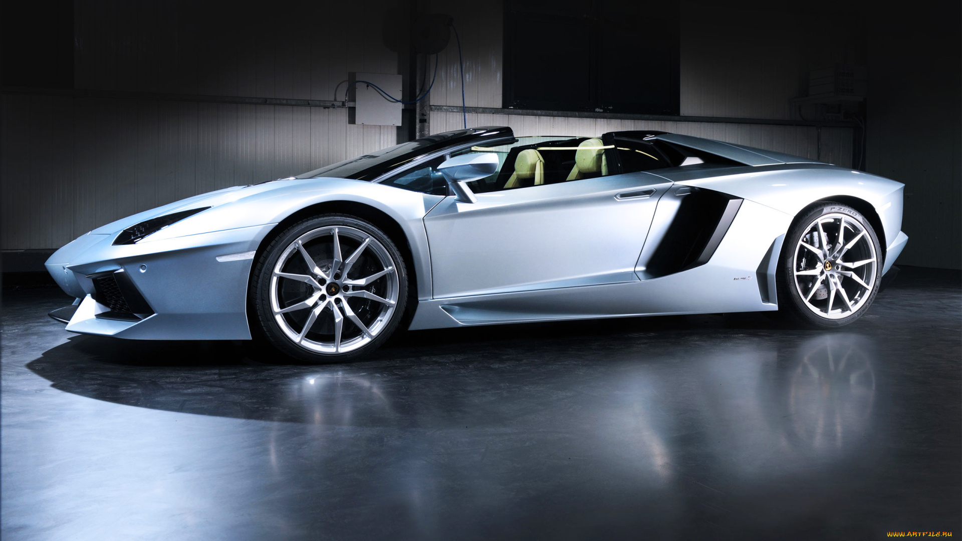 автомобили, lamborghini, гараж, парковка