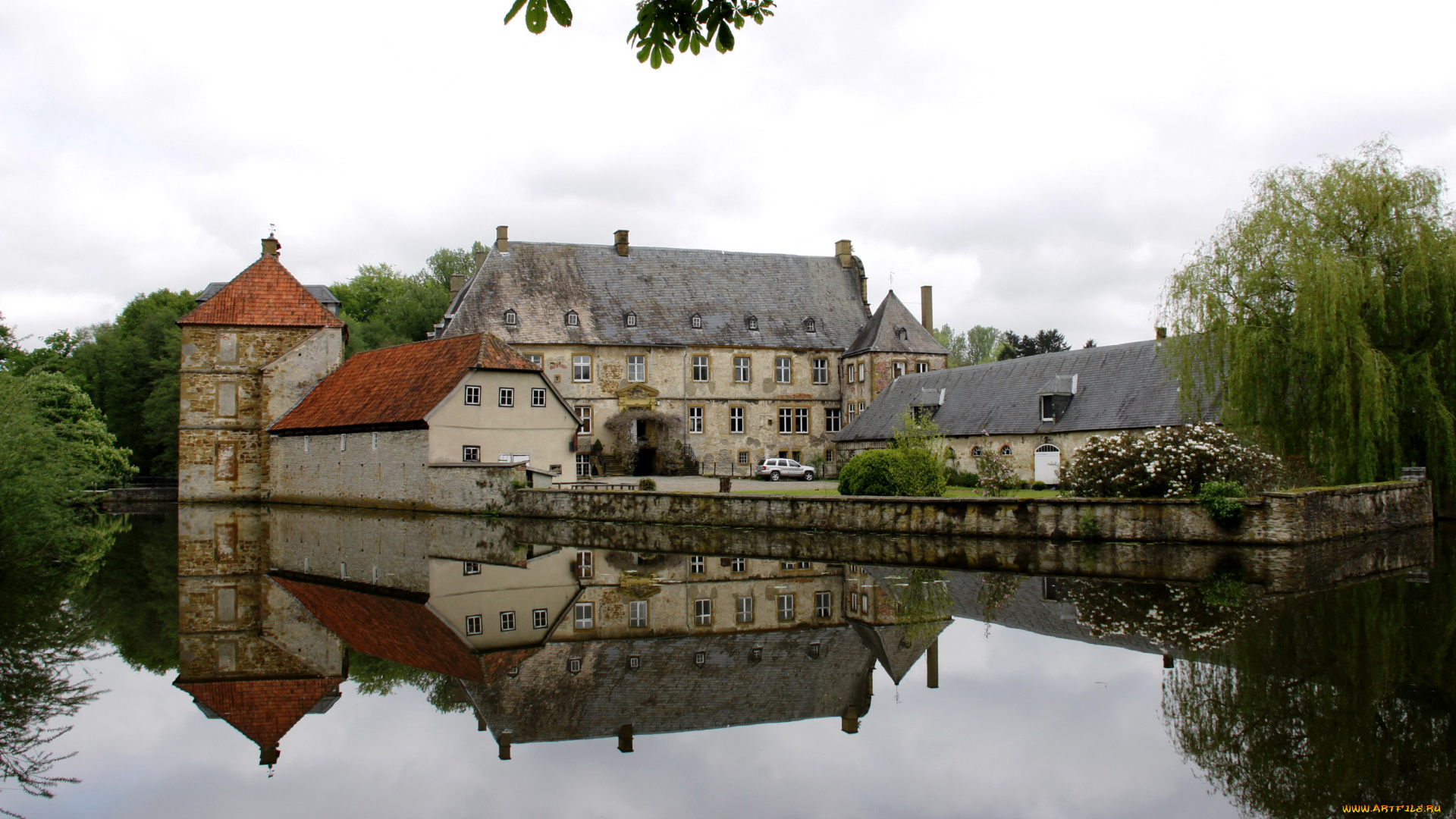 германия, castle, tatenhausen, города, дворцы, замки, крепости, замок