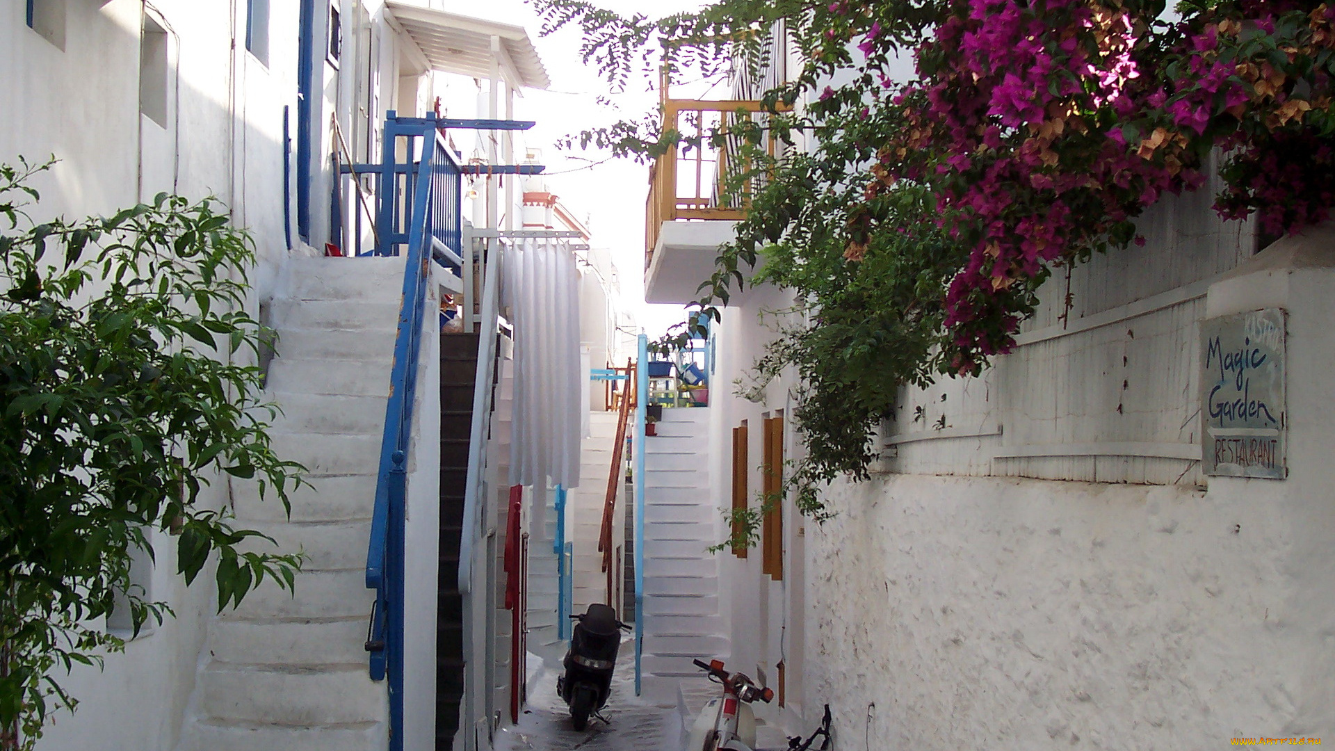 греция, mikonos, города, улицы, площади, набережные, дома, улица