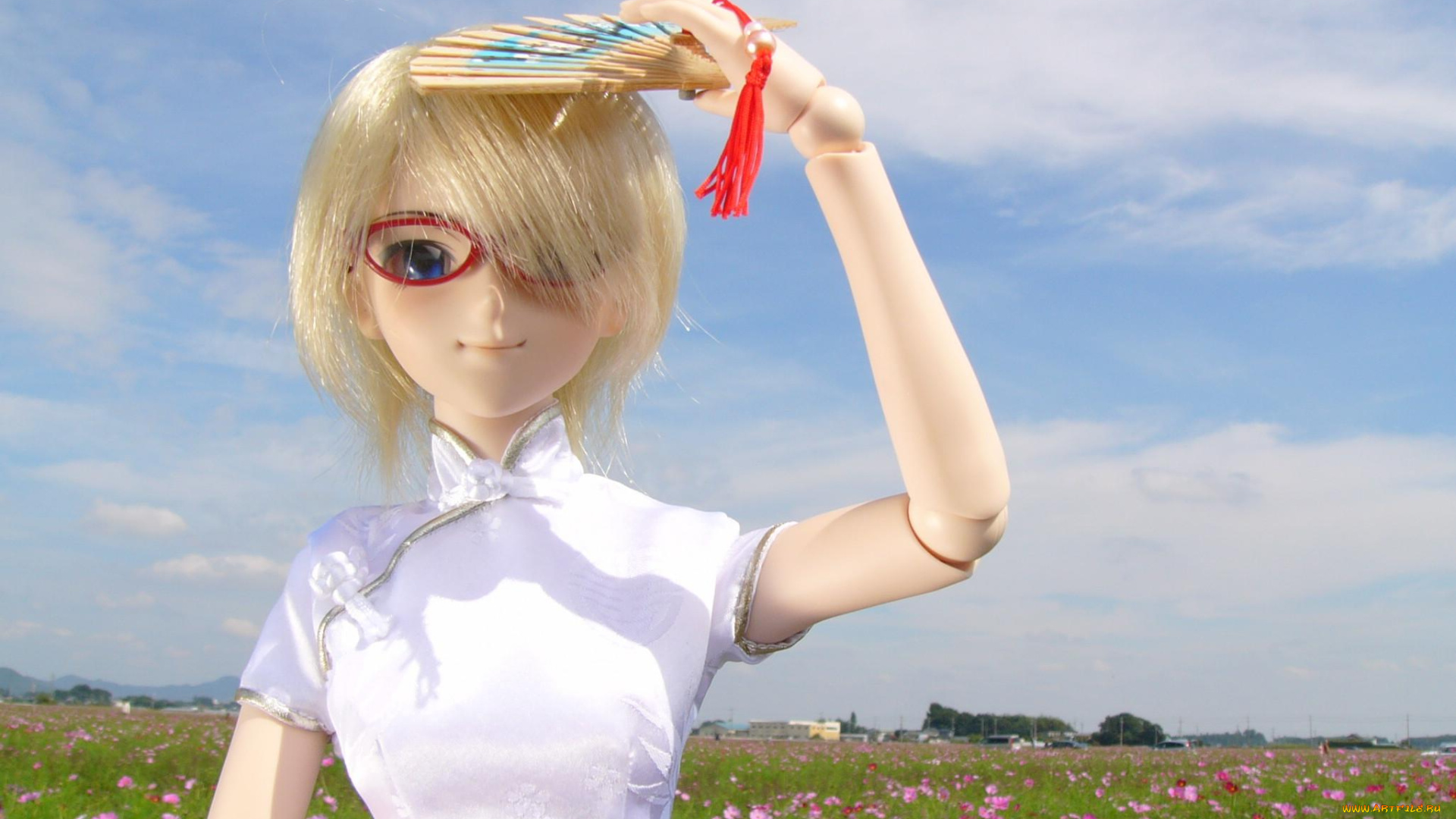 разное, игрушки, кукла, поле