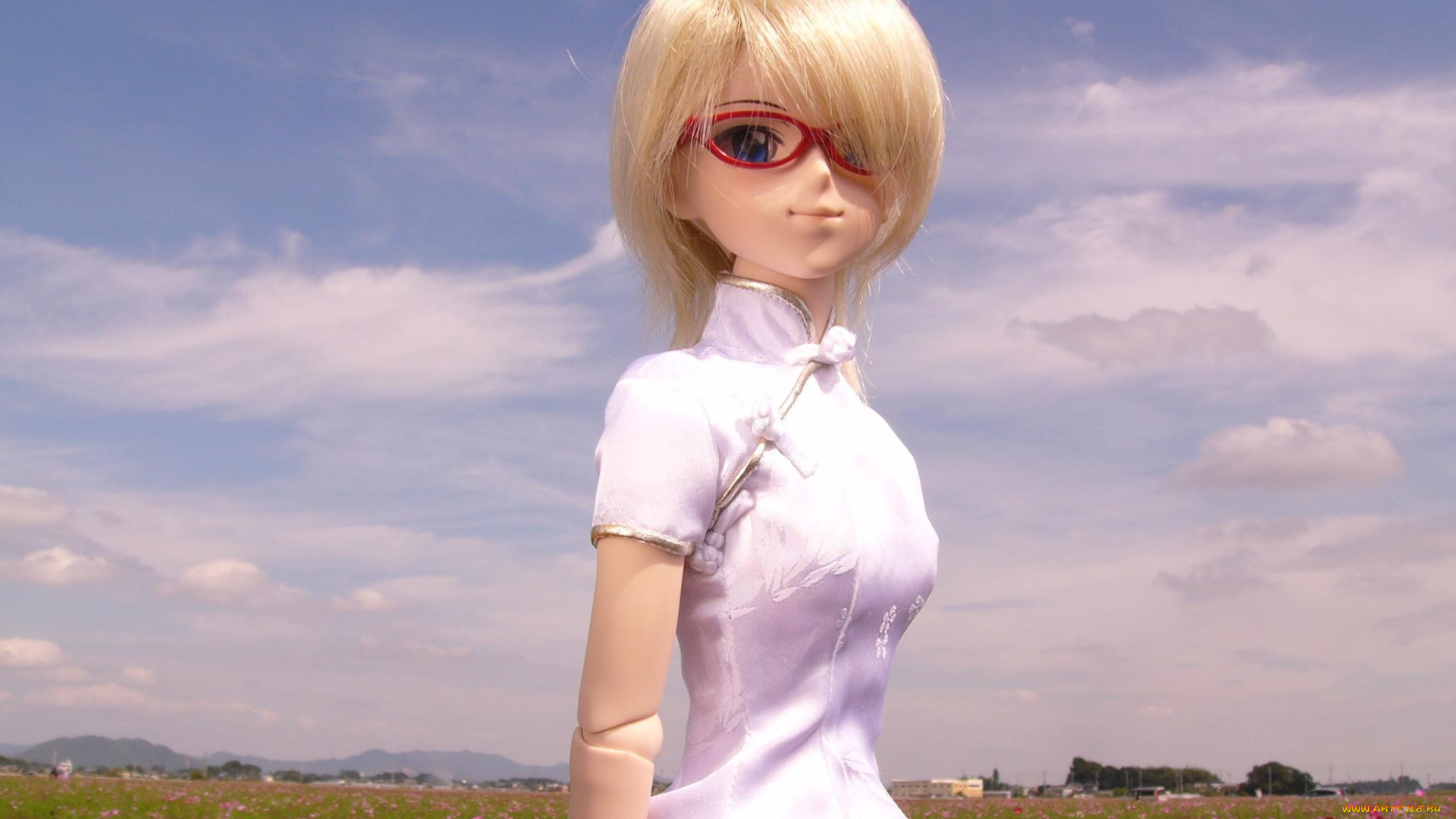 разное, игрушки, кукла, поле