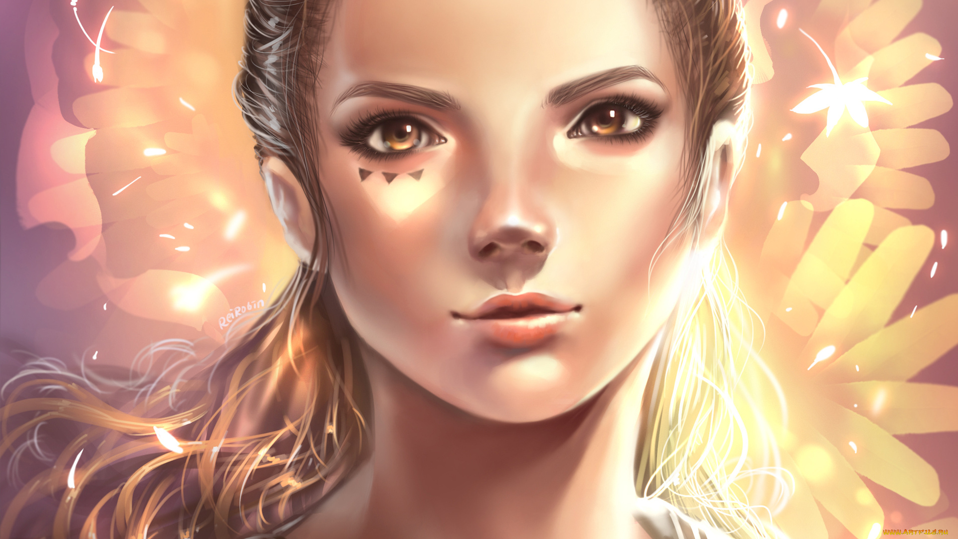 рисованные, люди, тату, девушка, абстракция, портрет, лицо