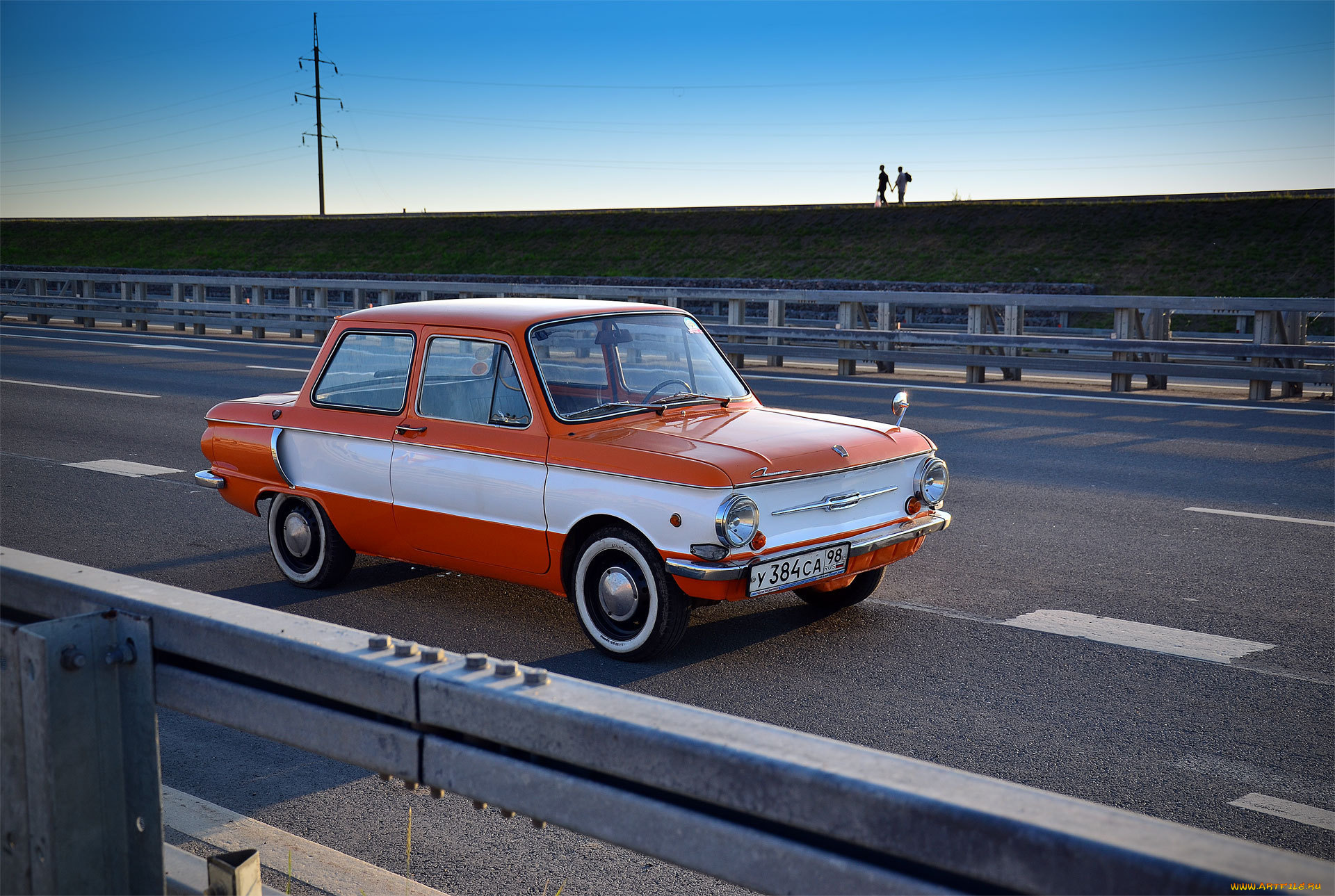 автомобили, заз, ссср, фон, запорожец, дорога, ретро