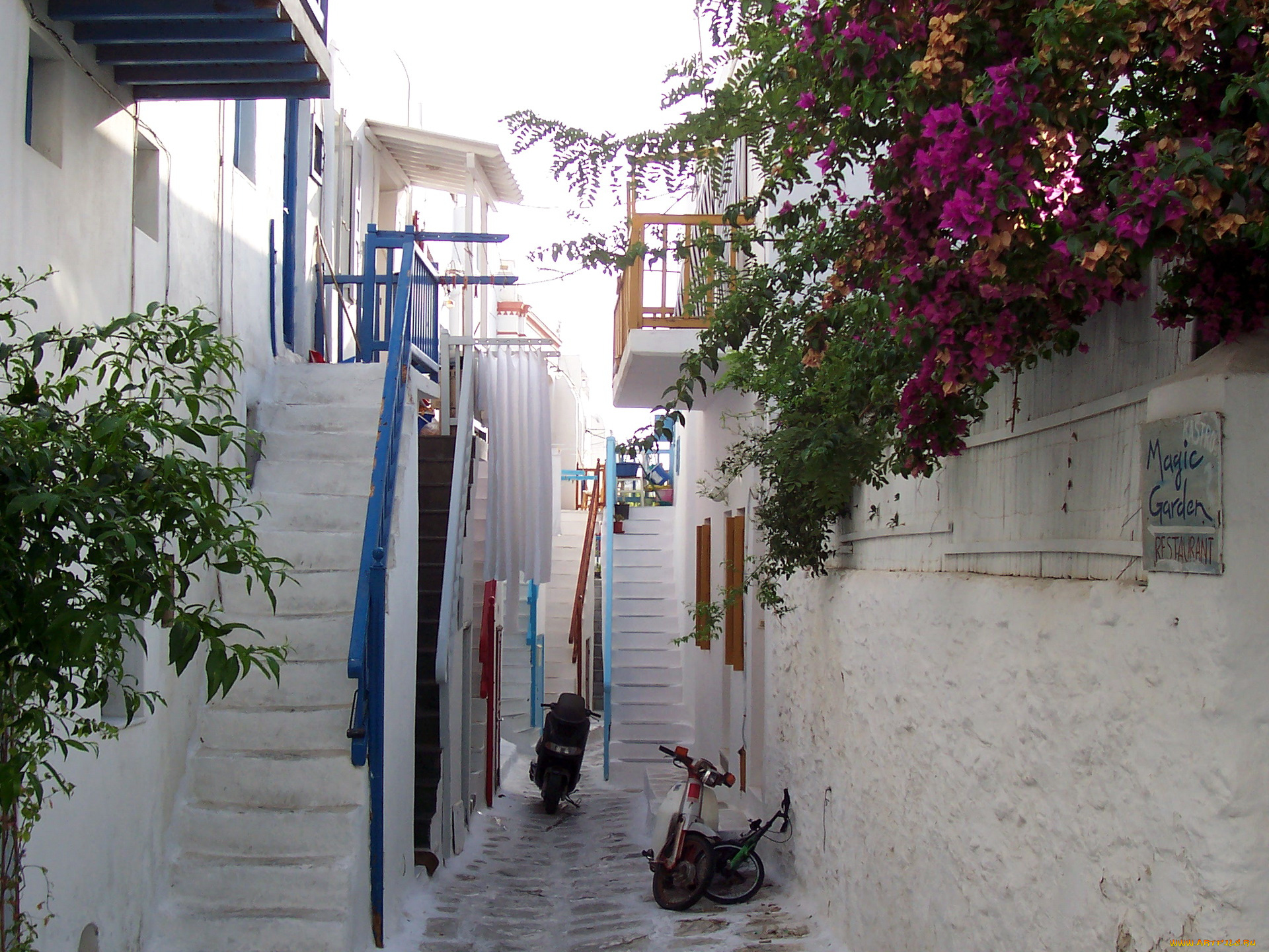 греция, mikonos, города, улицы, площади, набережные, дома, улица