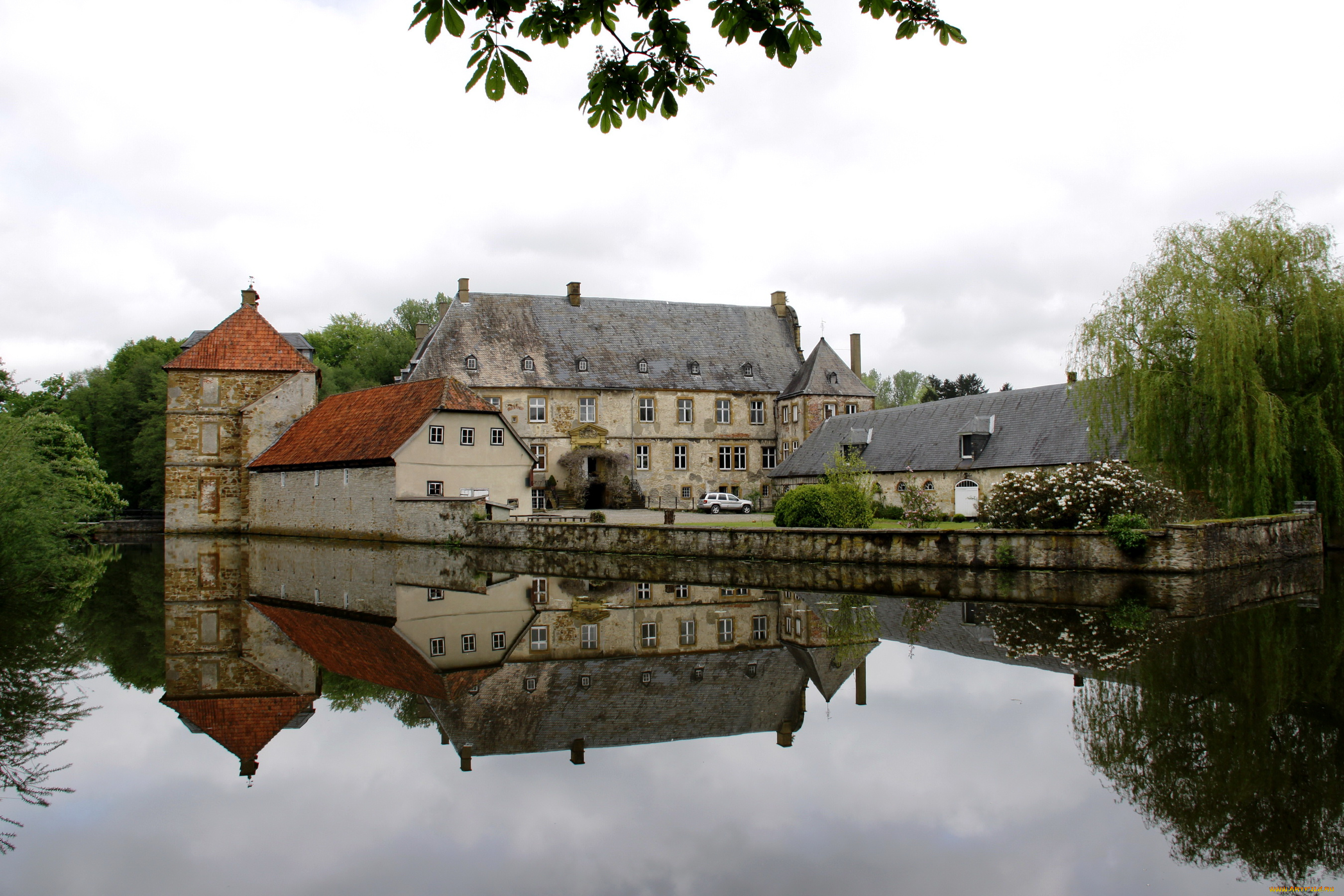 германия, castle, tatenhausen, города, дворцы, замки, крепости, замок
