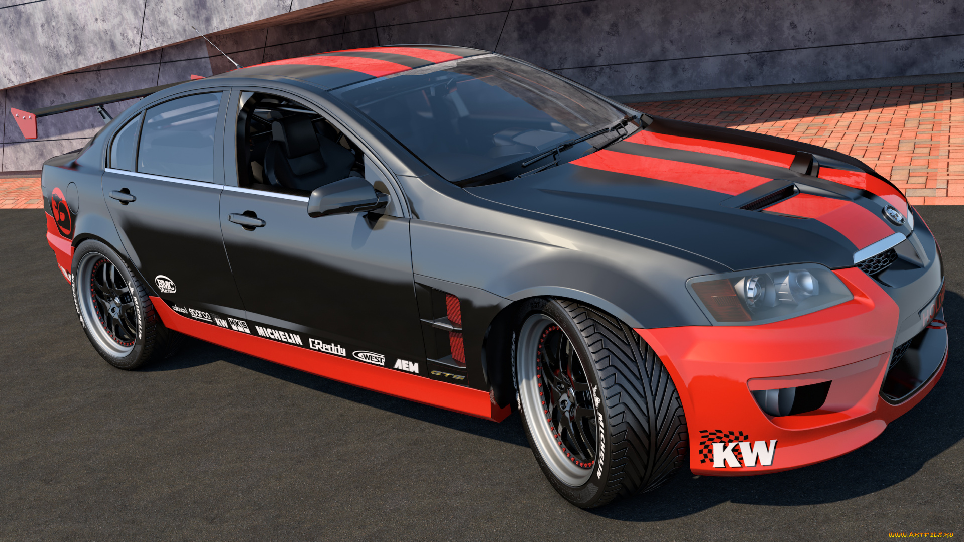 автомобили, 3д, автомобиль, фон