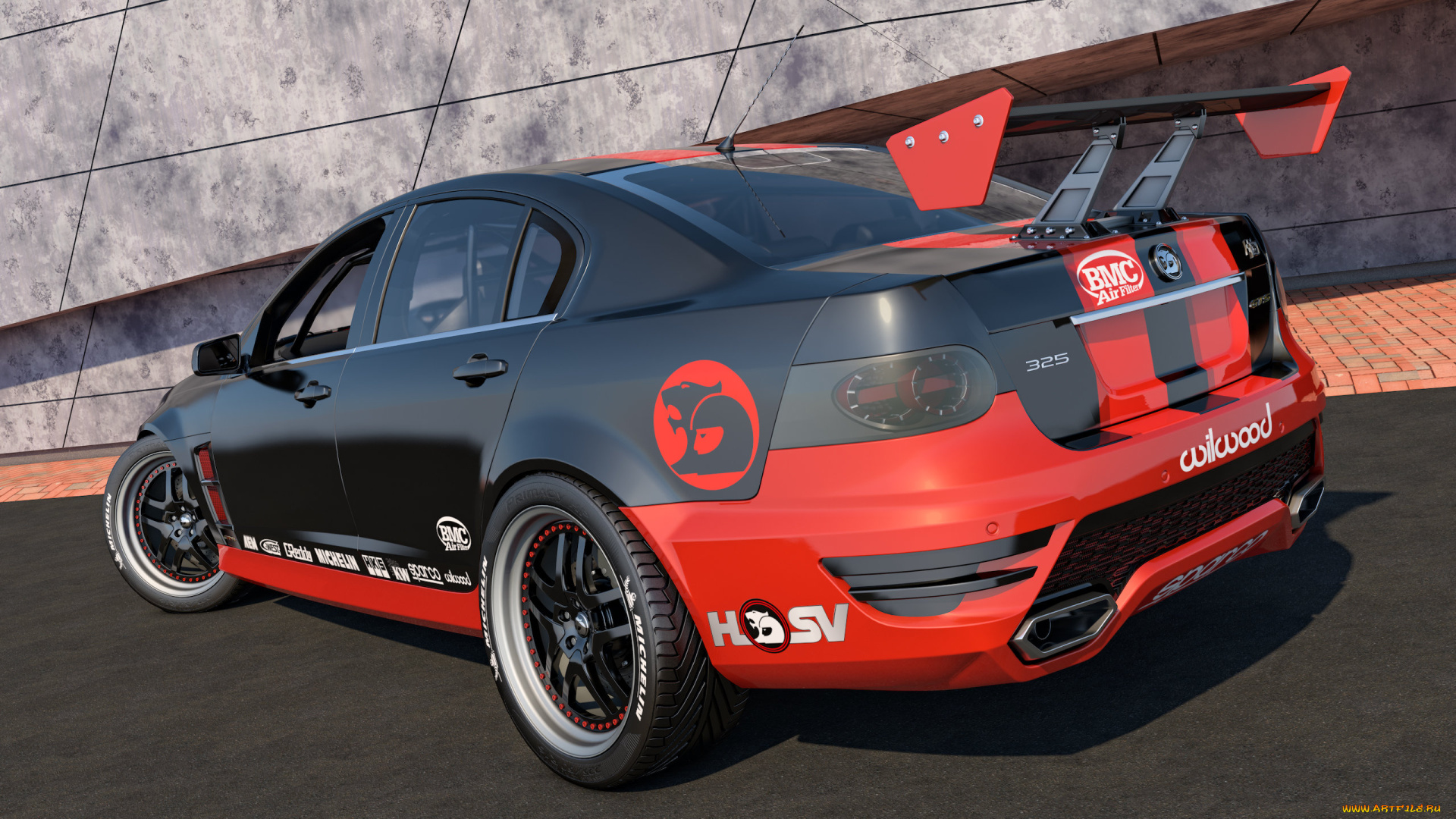 автомобили, 3д, фон, автомобиль