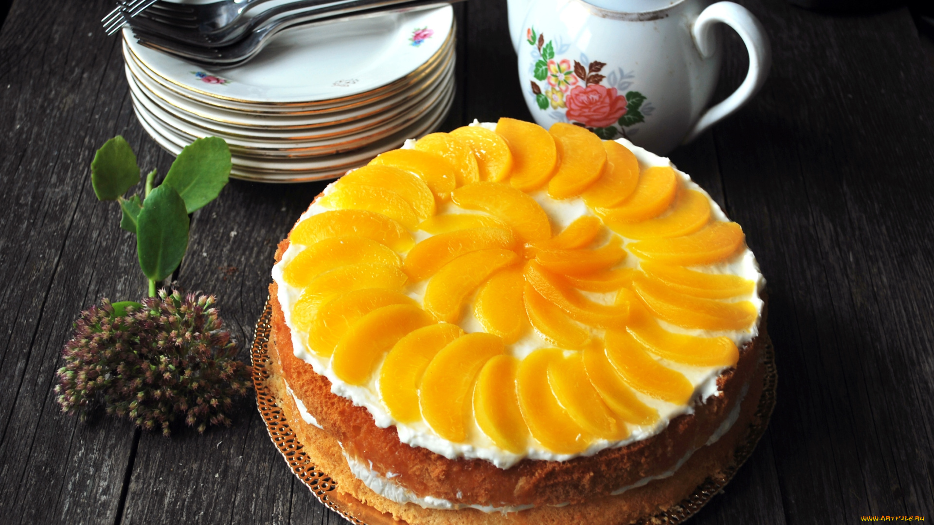 еда, торт, только, манго