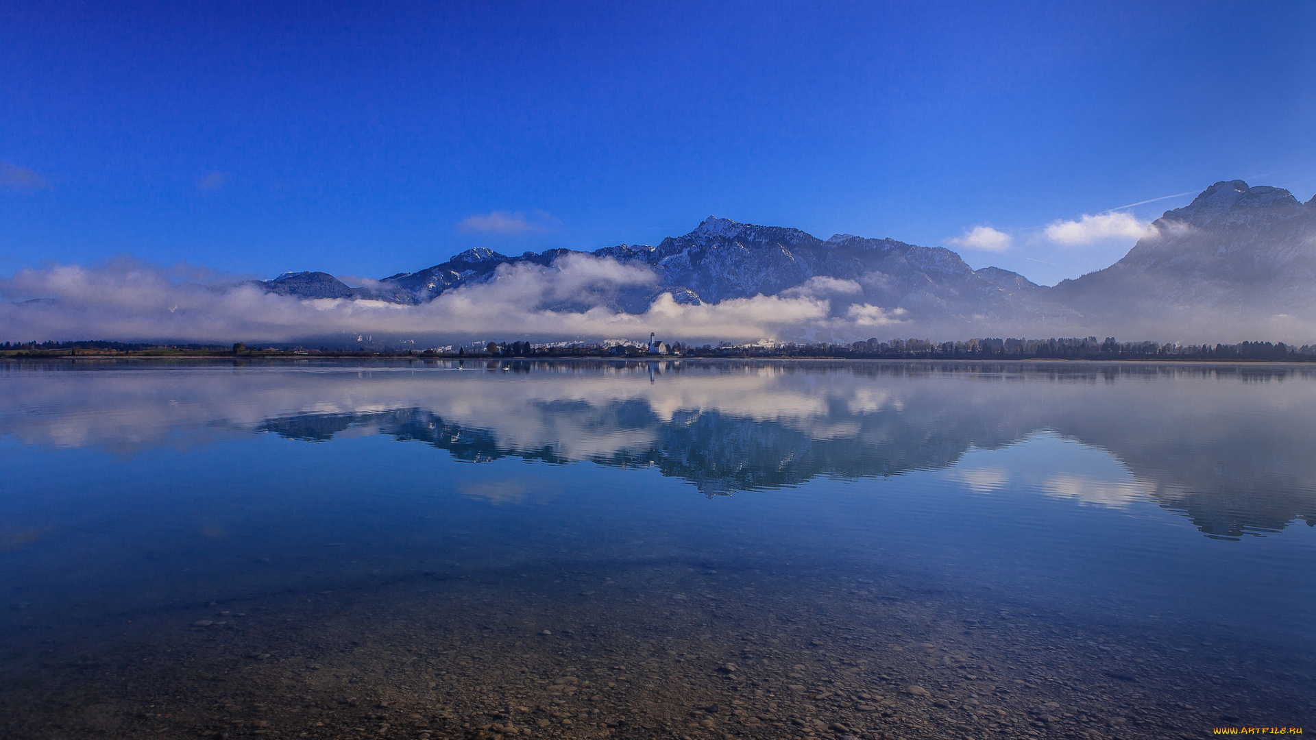 lake, forggensee, bavaria, germany, природа, реки, озера, alps, горы, альпы, отражение, германия, бавария, озеро, форггензе