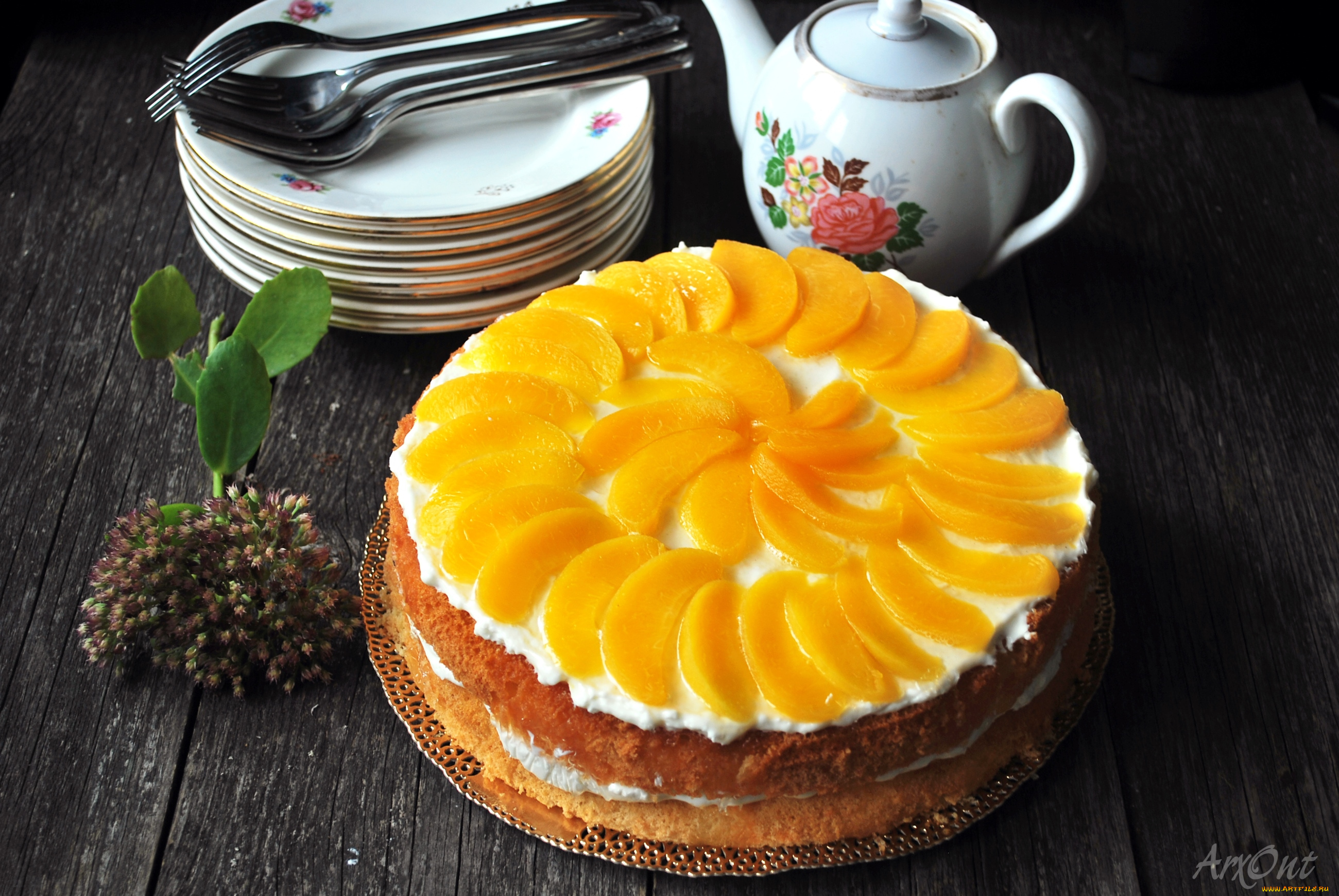 еда, торт, только, манго