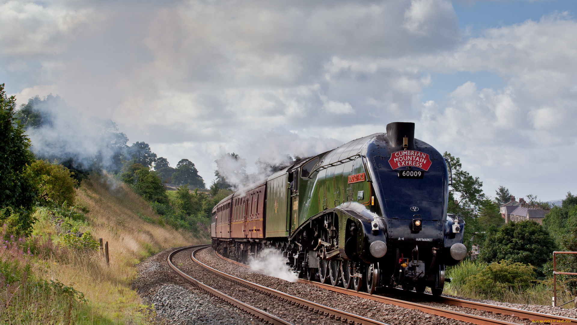 техника, паровозы, дорога, железная, паровоз