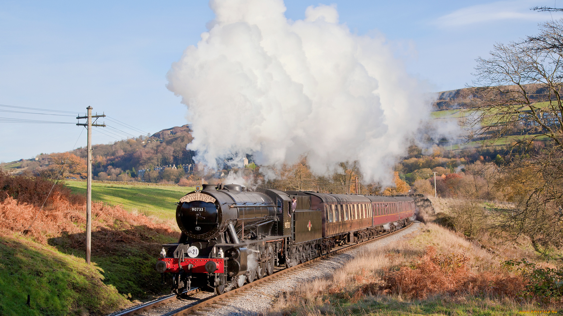 техника, паровозы, паровоз, дорога, железная