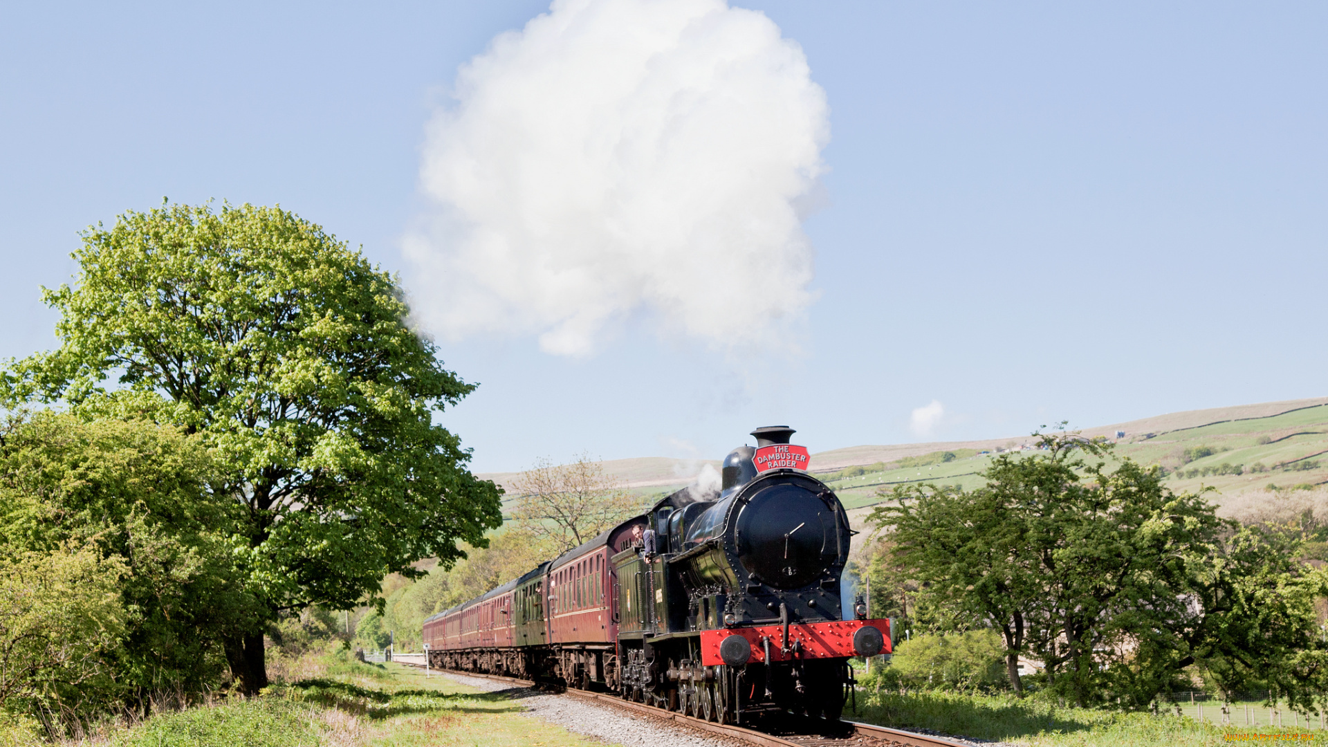 техника, паровозы, железная, паровоз, дорога