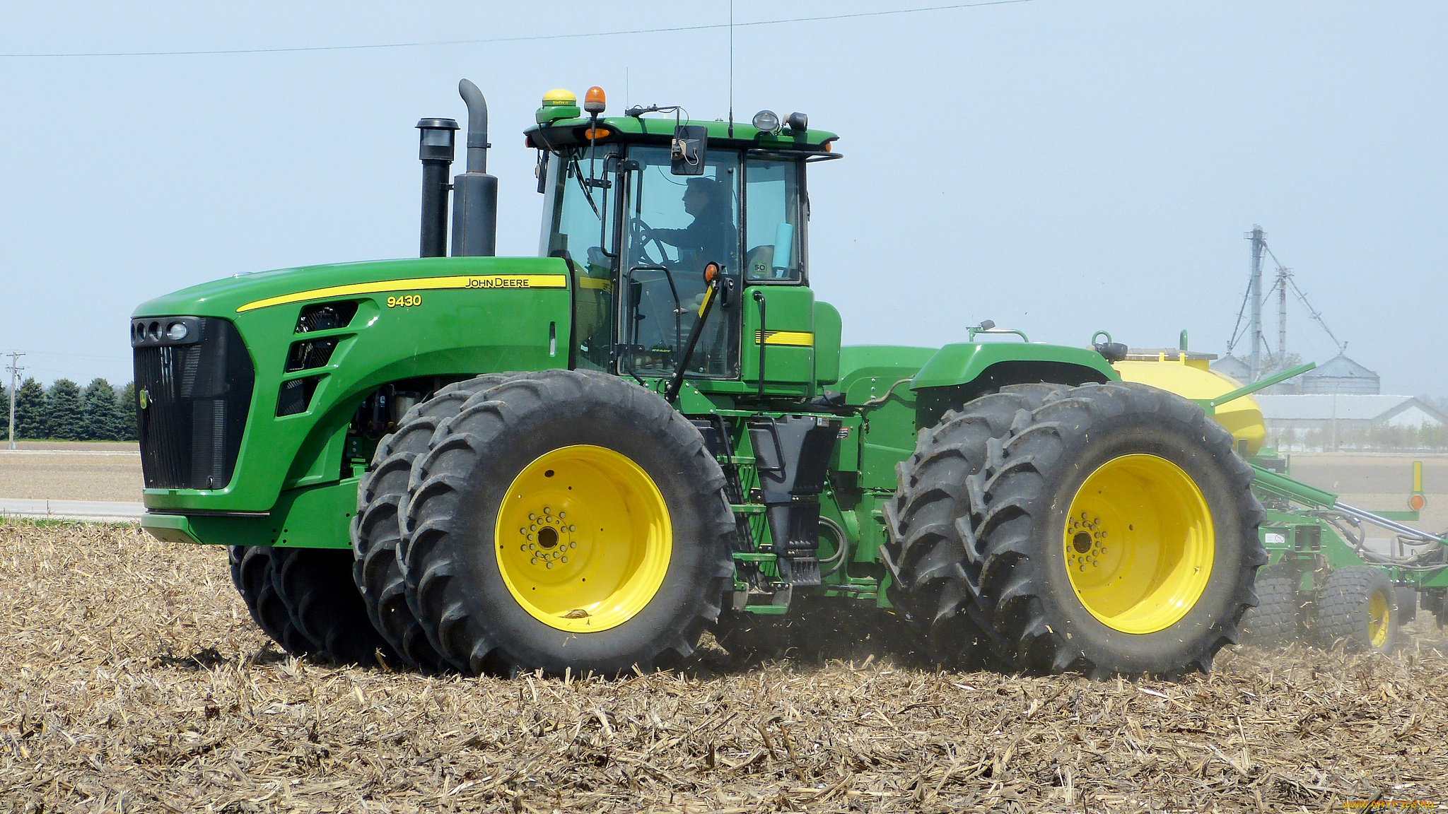 john, deere, 9430, tractor, техника, тракторы, колесный, трактор