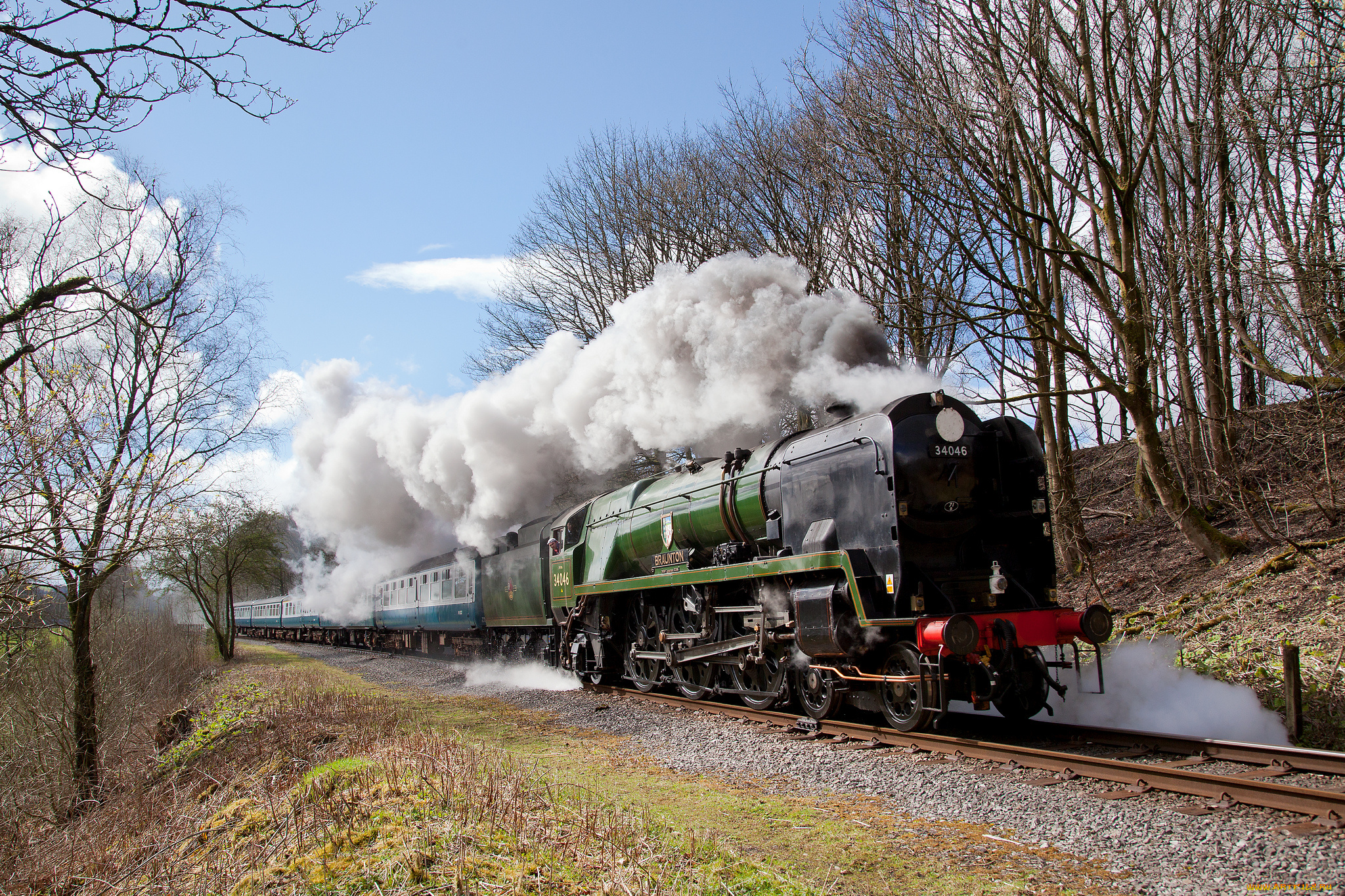 техника, паровозы, дорога, железная, паровоз