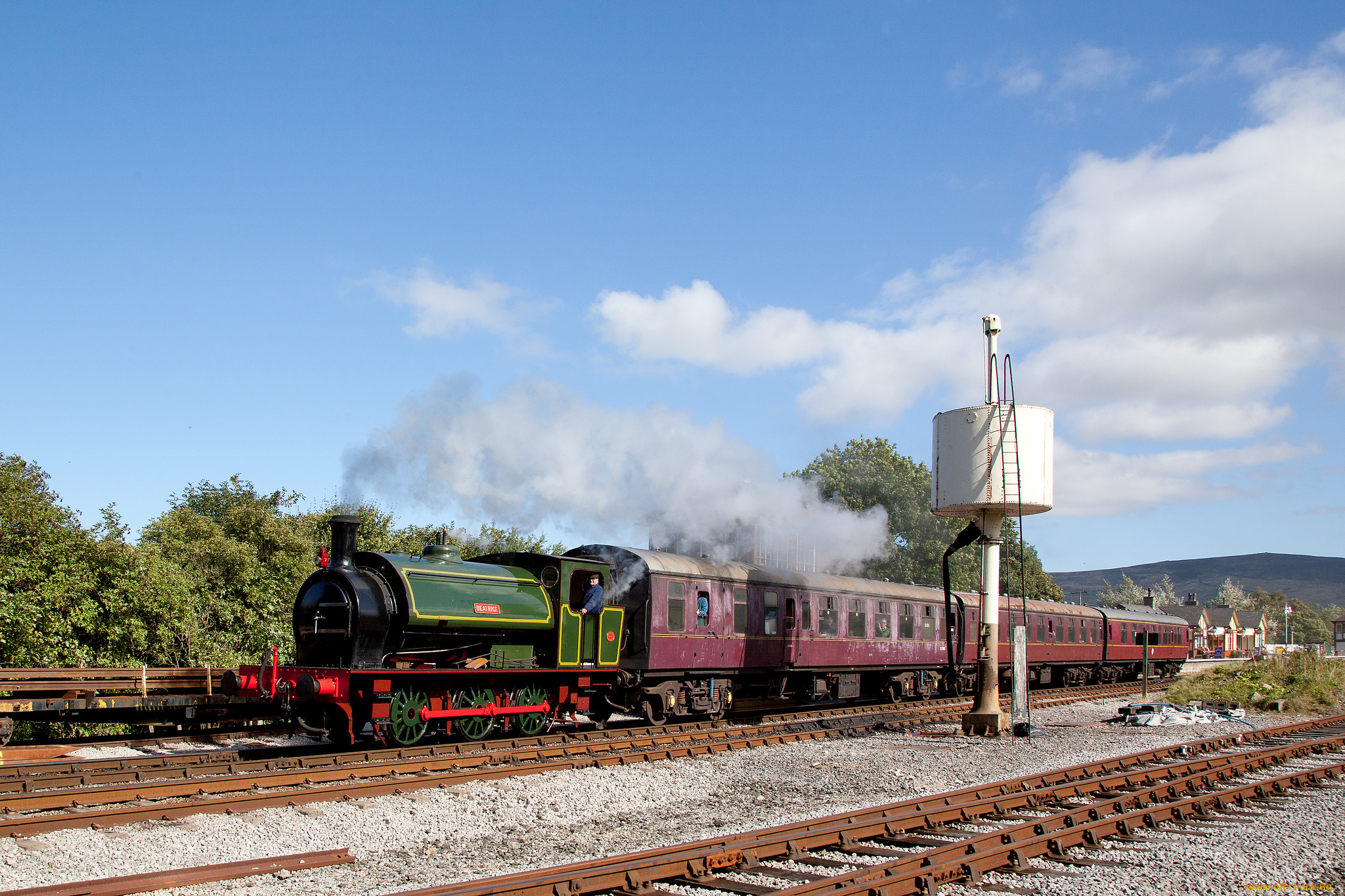 техника, паровозы, паровоз, дорога, железная