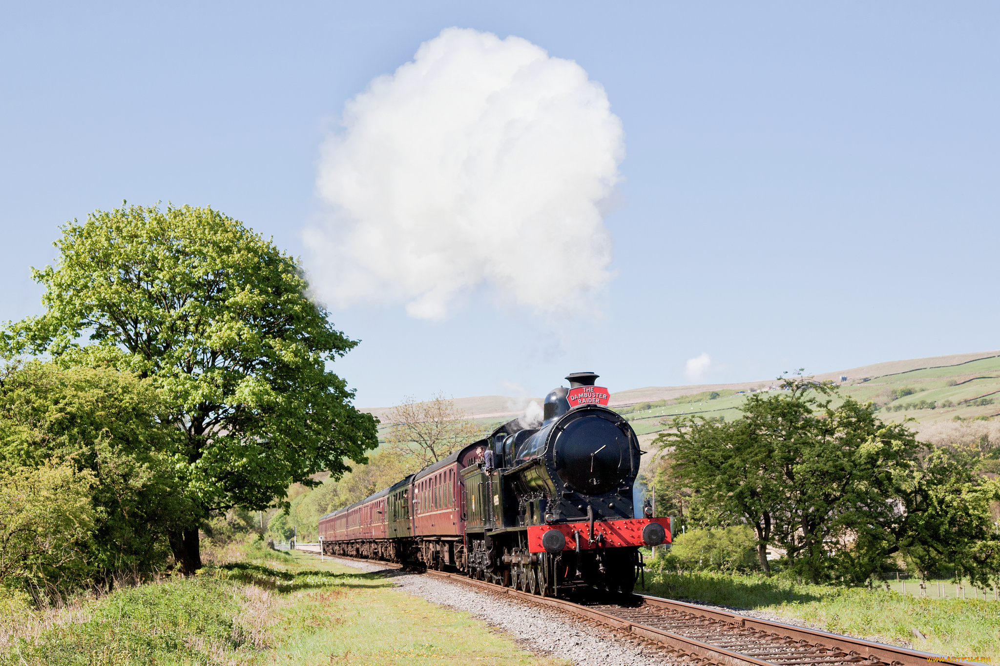 техника, паровозы, железная, паровоз, дорога