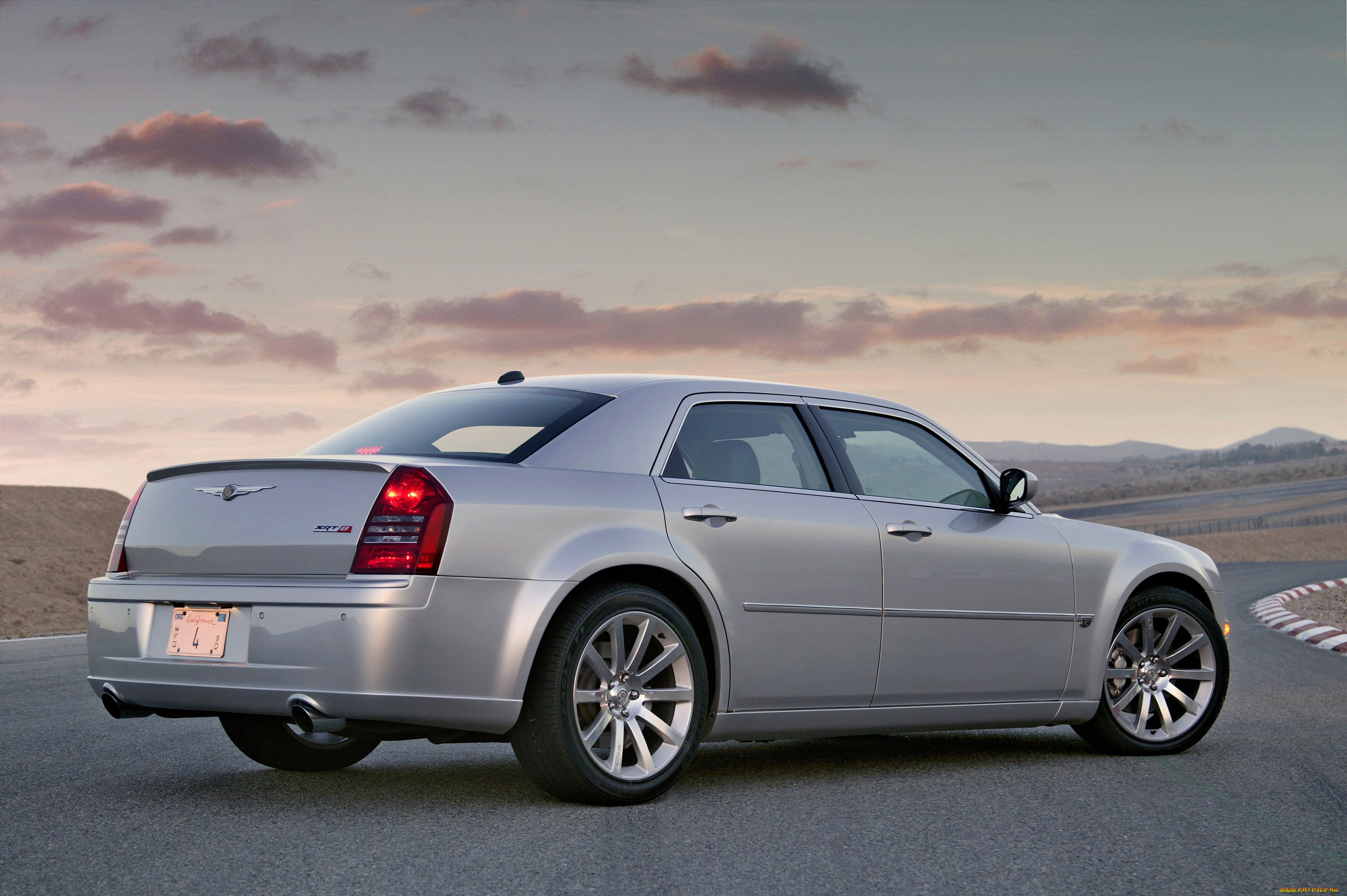 автомобили, chrysler, 2005г, lx, srt8, 300c, серый