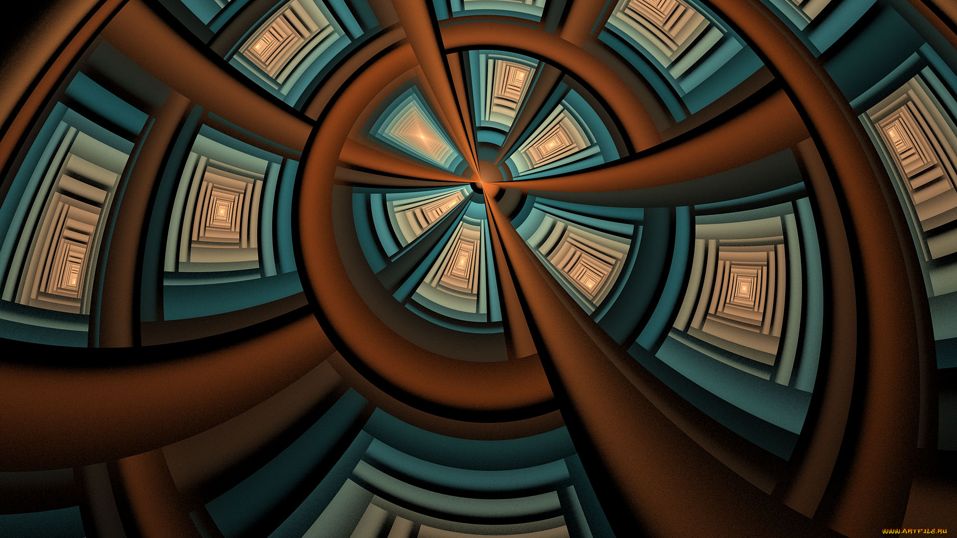 3д, графика, фракталы, , fractal, цвета, фон, узор