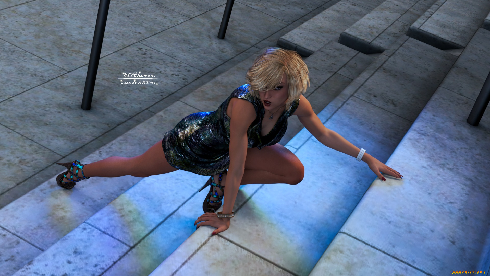 3д, графика, люди, , people, девушка, взгляд, фон