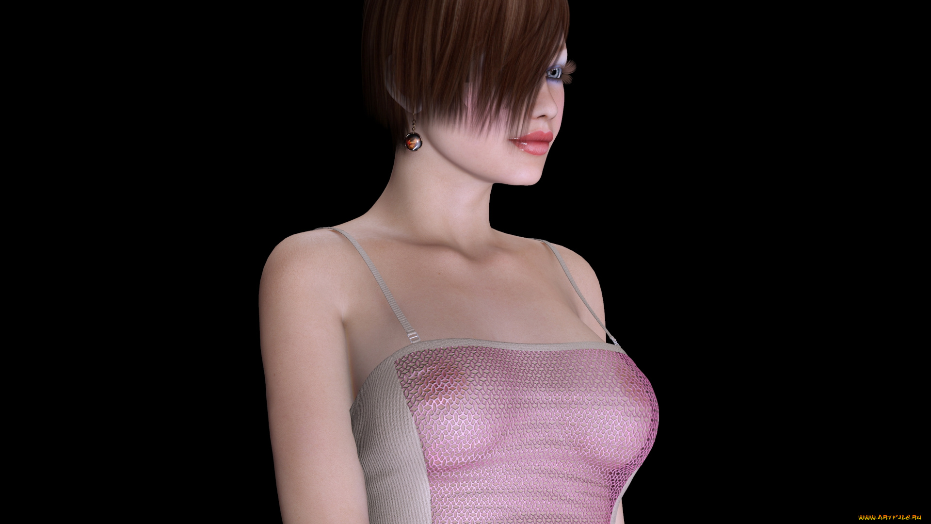 3д, графика, люди, , people, фон, взгляд, девушка