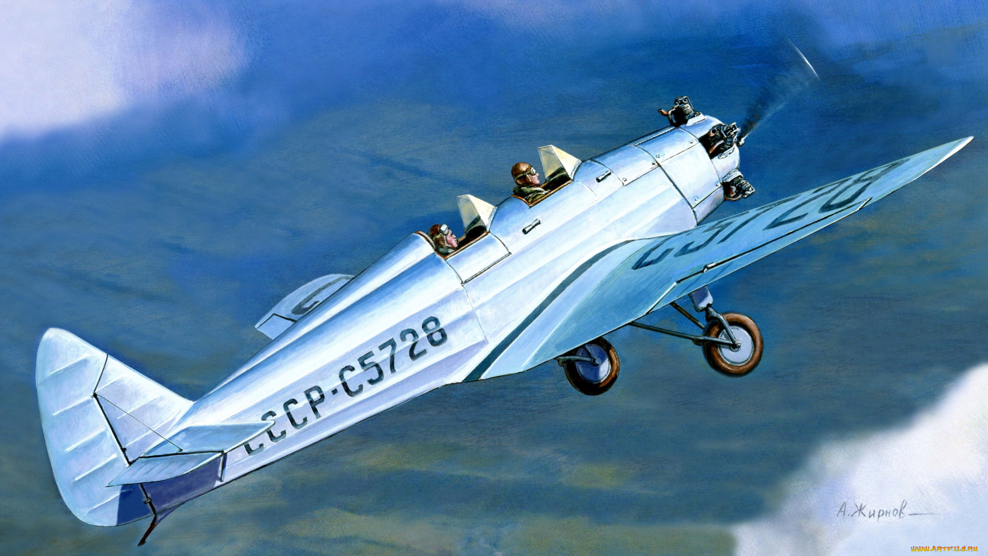 авиация, 3д, рисованые, v-graphic, картинка