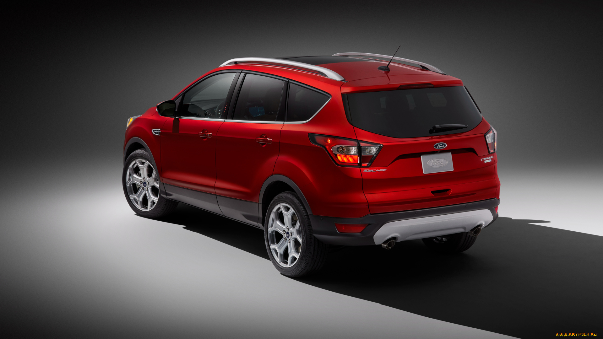 автомобили, ford, красный, escape, 2017г