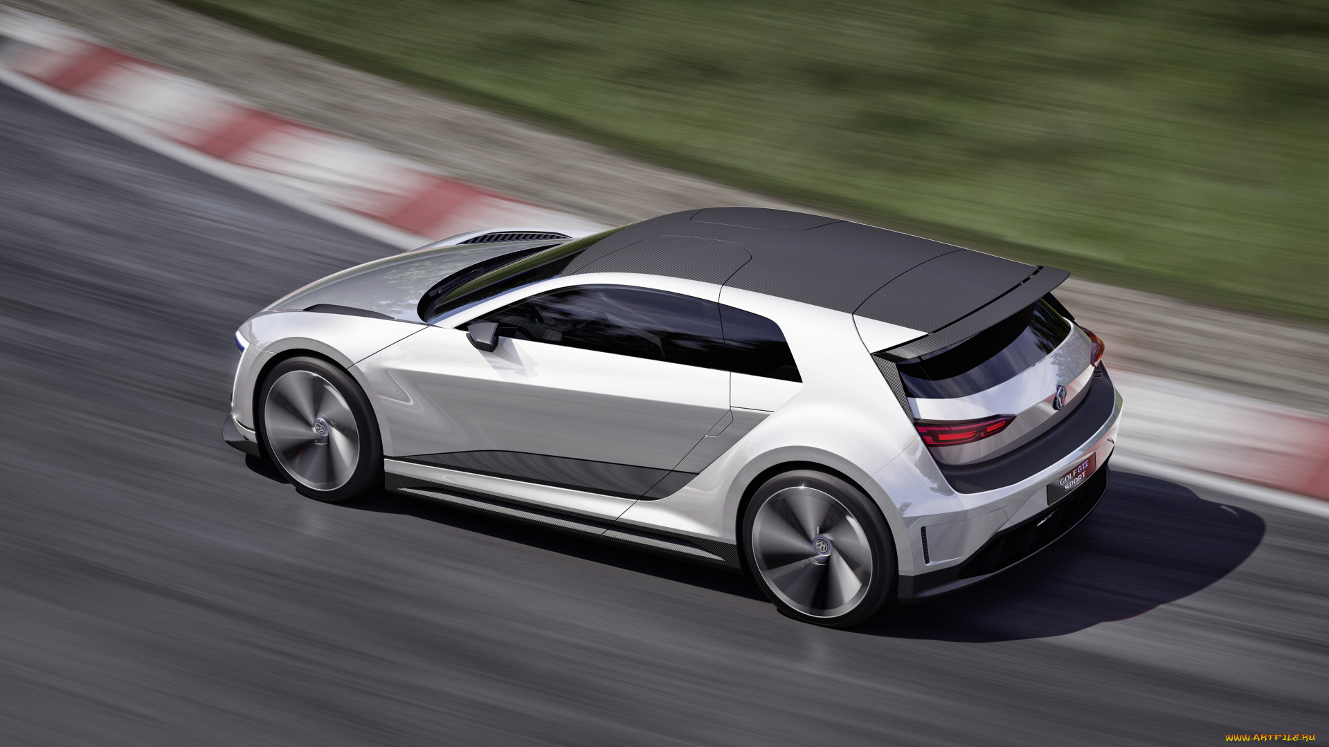 автомобили, volkswagen, sport, gte, golf, 2015г, concept