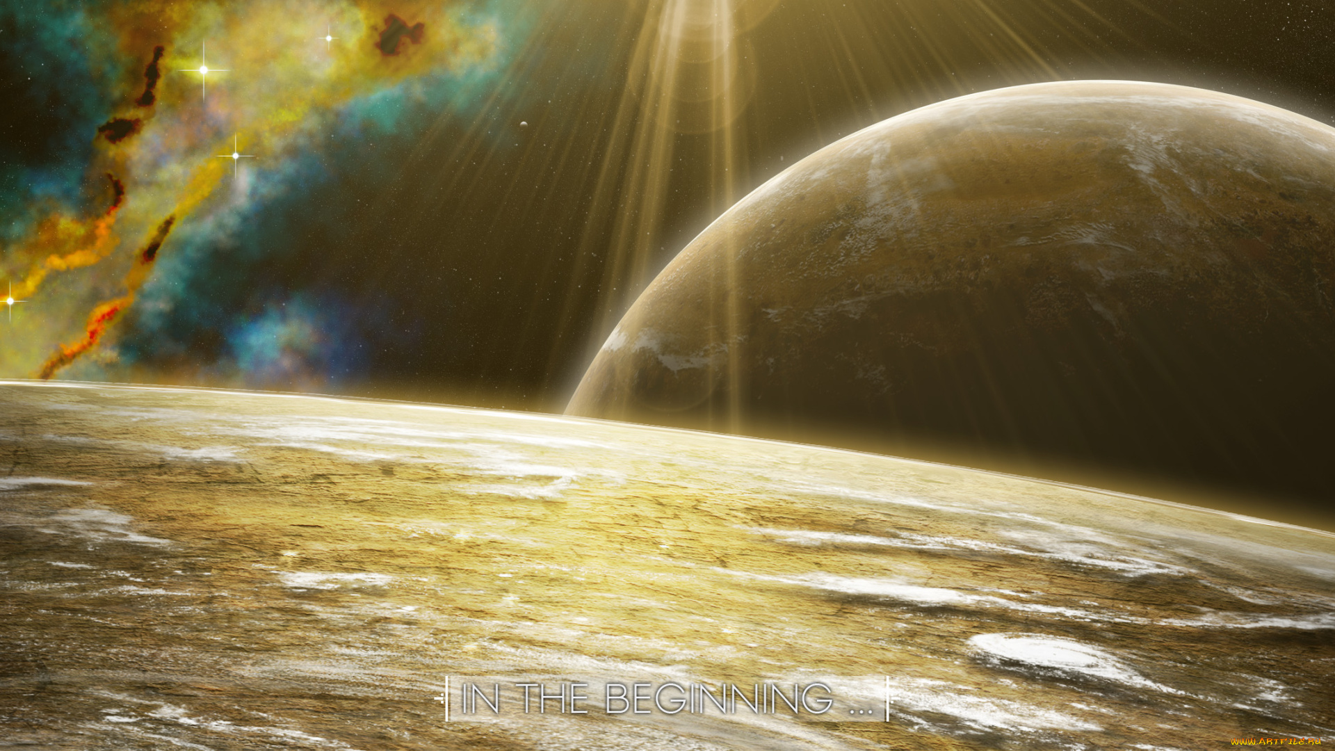 космос, арт, галактика, вселенная, звезды, планеты