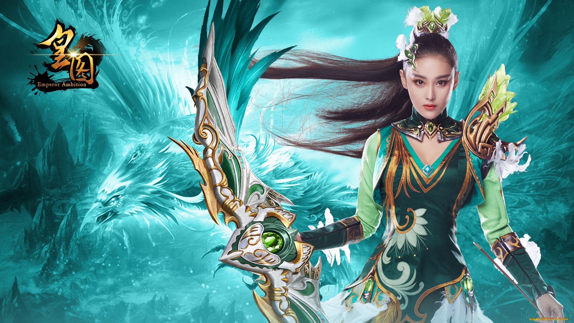 разное, cosplay, , косплей, девушка, фон, тотем, взгляд, птица